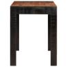 Elegant Honey Brown Solid Wood Dining Table - 120x60 cm