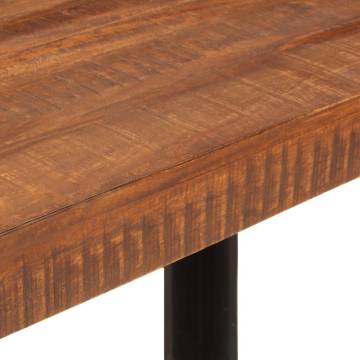 Elegant Honey Brown Solid Wood Dining Table - 120x60 cm