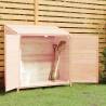 Garden Shed 102x52x112 cm Solid Wood Fir Colour natural Size 102 x 52 x 112 cm Quantity in Package 1 