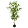 Artificial Bamboo Tree 1288 Leaves 180 cm Green Size 18 x 180 cm Quantity in Package 1 