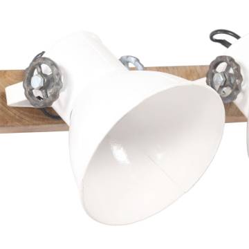 Industrial Wall Lamp White 90x25 cm E27 - Hipomarket UK