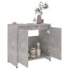 Stylish Bathroom Cabinet in Concrete Grey | 60x33x61 cm