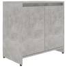 Stylish Bathroom Cabinet in Concrete Grey | 60x33x61 cm