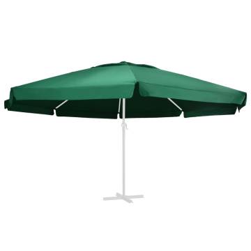 Replacement Outdoor Parasol Fabric - Green 600 cm | HipoMarket