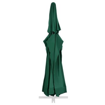 Replacement Outdoor Parasol Fabric - Green 600 cm | HipoMarket