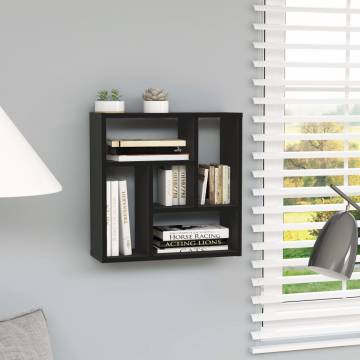 Modern Black Wall Shelf - 45.1x16x45.1 cm | HipoMarket