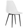 Stylish White Dining Chairs - 2 Piece Set | HipoMarket