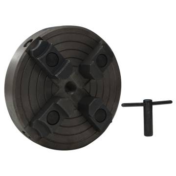 4 Jaw Wood Chuck with M18 Connection - Durable Steel 150x63mm