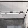 Shower Shelf for Walk-in Shower Wall White 115 cm Aluminium Colour white Size 115 cm 