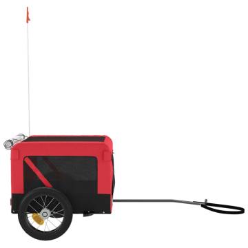 Pet Bike Trailer in Red & Black - Comfort for Your Pets