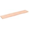 Wall Shelf 100x20x2 cm - Untreated Solid Wood Oak | HipoMarket