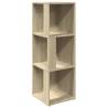 Stylish Corner Cabinet in Sonoma Oak - 33x33x100 cm