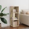 Stylish Corner Cabinet in Sonoma Oak - 33x33x100 cm