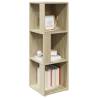 Stylish Corner Cabinet in Sonoma Oak - 33x33x100 cm