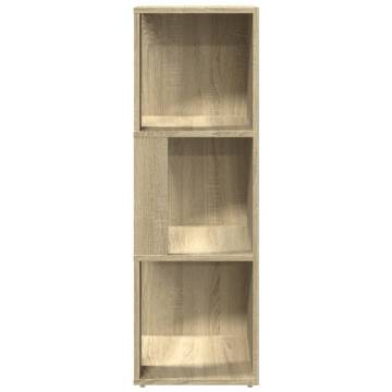 Stylish Corner Cabinet in Sonoma Oak - 33x33x100 cm