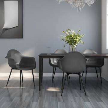 Modern Grey PP Dining Chairs - Set of 4 | HipoMarket