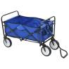 Folding Hand Trolley Steel Blue - Versatile & Durable