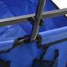 Folding Hand Trolley Steel Blue - Versatile & Durable