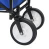 Folding Hand Trolley Steel Blue - Versatile & Durable