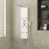 Stylish White Shower Panel Unit - 25x47.5x130 cm