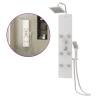 Stylish White Shower Panel Unit - 25x47.5x130 cm