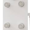 Stylish White Shower Panel Unit - 25x47.5x130 cm