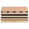 Chicken Laying Nest Box - 4 Compartments Pine Wood 106x40x59 cm