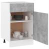 Drawer Bottom Cabinet - Concrete Grey - 50x46x81.5 cm