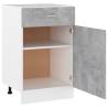 Drawer Bottom Cabinet - Concrete Grey - 50x46x81.5 cm