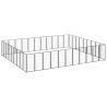 40-Panel Dog Playpen Black 50x100 cm Powder-coated Steel Size 550 x 450 x 100 cm Quantity in Package 1 