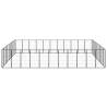 40-Panel Dog Playpen | Durable Black Steel | Hipomarket