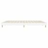 White Bed Frame 200x200 cm - Engineered Wood | Hipo Market