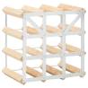 Elegant Wine Rack for 12 Bottles - Solid Pinewood Design