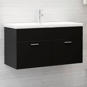 Stylish Sink Cabinet with Basin - Engineered Wood | Hipomarket