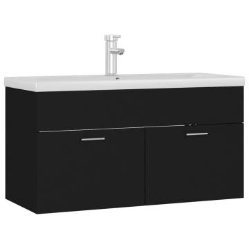 Stylish Sink Cabinet with Basin - Engineered Wood | Hipomarket