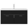 Stylish Sink Cabinet with Basin - Engineered Wood | Hipomarket