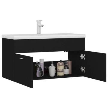 Stylish Sink Cabinet with Basin - Engineered Wood | Hipomarket