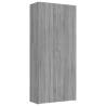 Grey Sonoma Shoe Cabinet | Organised Storage | 80x35.5x180 cm