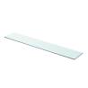 Clear Glass Shelves (2 pcs) - 90x15 cm for Modern Display