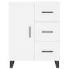 Stylish Highboard White 69.5x34x180 cm - Hipomarket