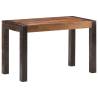 Dining Table 120x60x76 cm Solid Rough Mango Wood Colour dark brown Size 120 x 60 x 76 cm Quantity in Package 1 