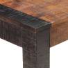 Solid Rough Mango Wood Dining Table - 120x60x76 cm