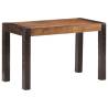 Solid Rough Mango Wood Dining Table - 120x60x76 cm