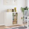 File Cabinet White 90x40x90 cm Steel - Stylish Storage Solution