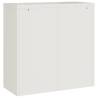 File Cabinet White 90x40x90 cm Steel - Stylish Storage Solution