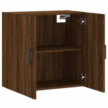 Wall Cabinet Brown Oak 60x31x60 cm | Durable & Stylish Storage