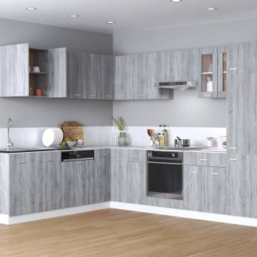 Hanging Cabinet Grey Sonoma Engineered Wood | HipoMarket UK