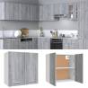 Hanging Cabinet Grey Sonoma Engineered Wood | HipoMarket UK