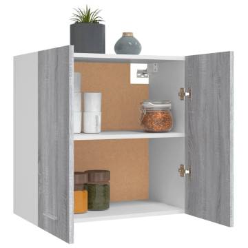 Hanging Cabinet Grey Sonoma Engineered Wood | HipoMarket UK