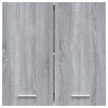 Hanging Cabinet Grey Sonoma Engineered Wood | HipoMarket UK